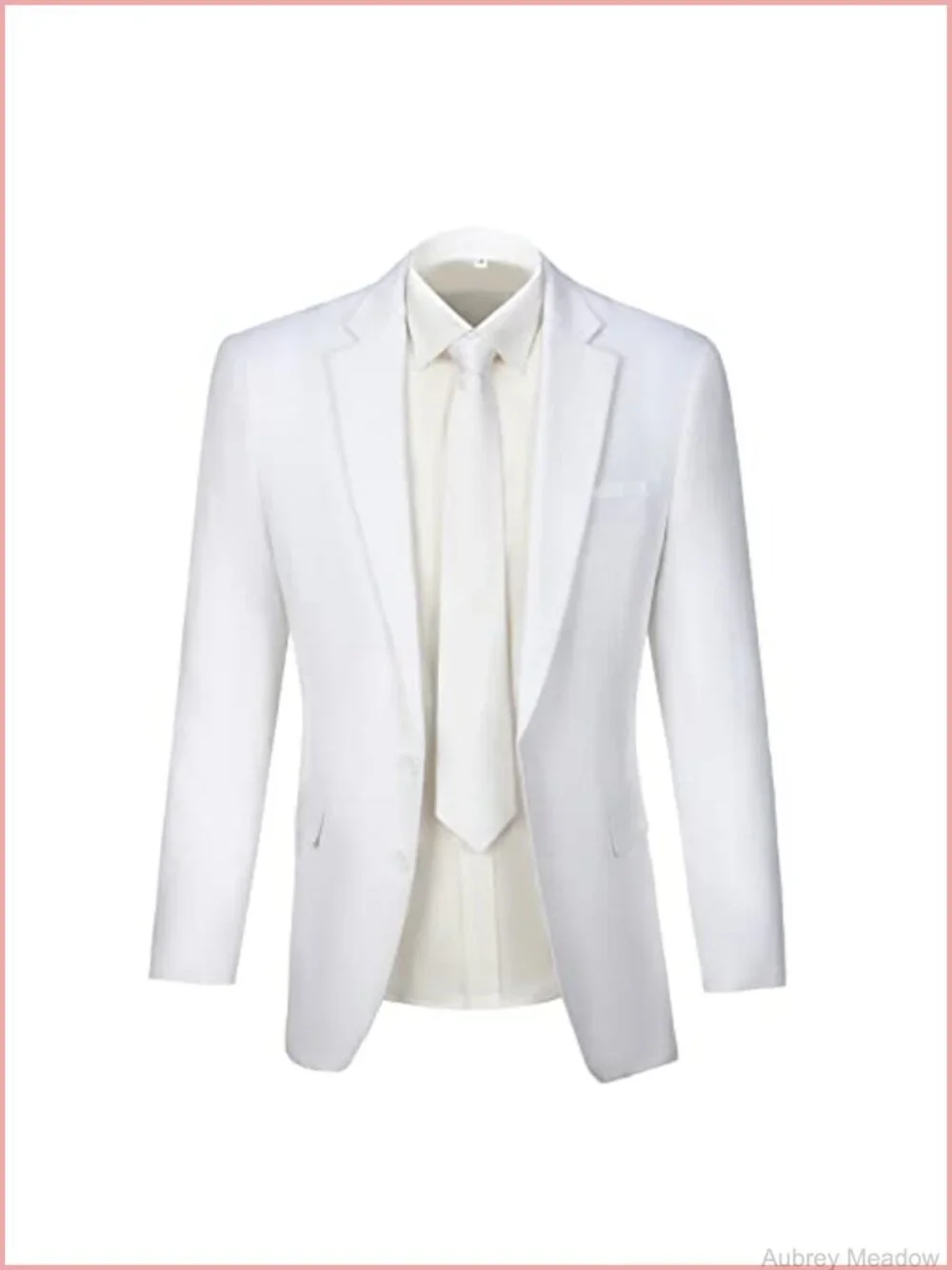 Linen 3 Piece Suit Set Slim Fit Jacket Vest Pants Wedding Tuxedo Groom Prom
